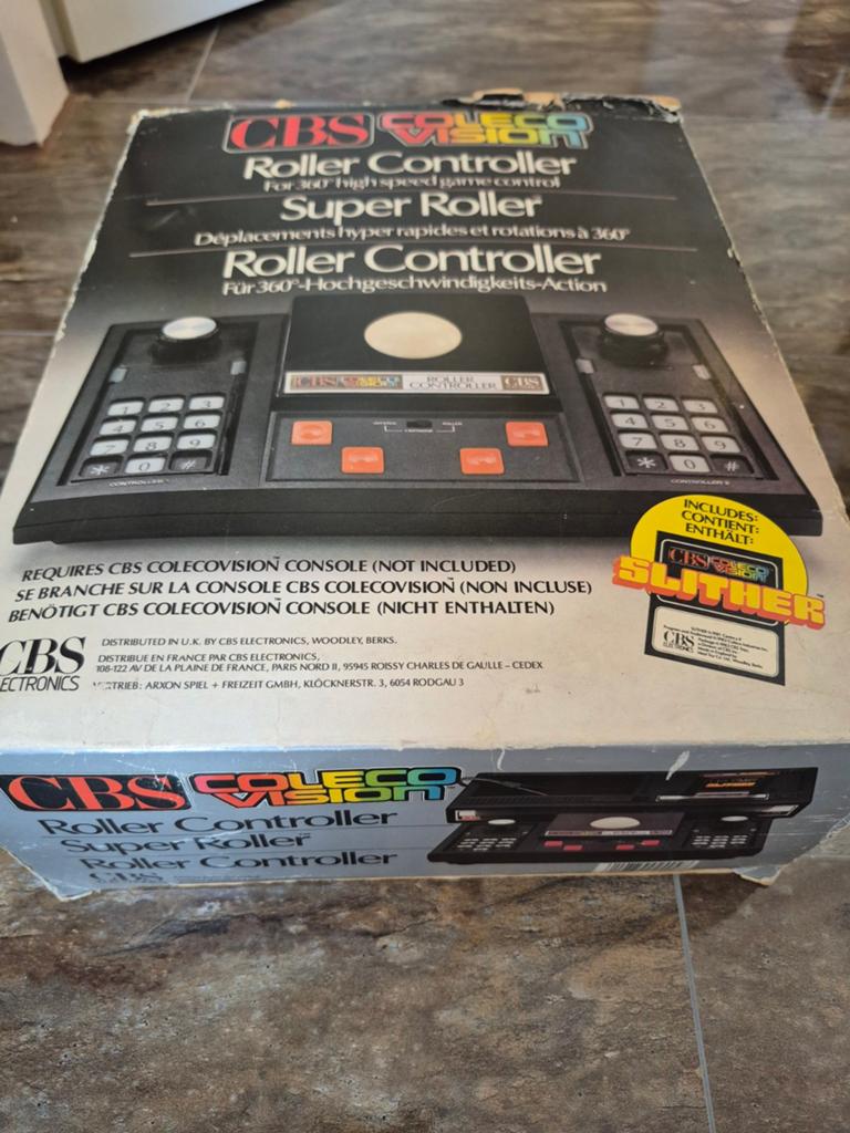 CBS ColecoVision Roller Controller in doos, Spelcomputers en Games, Overige merken, Ophalen of Verzenden, Gebruikt, Overige typen