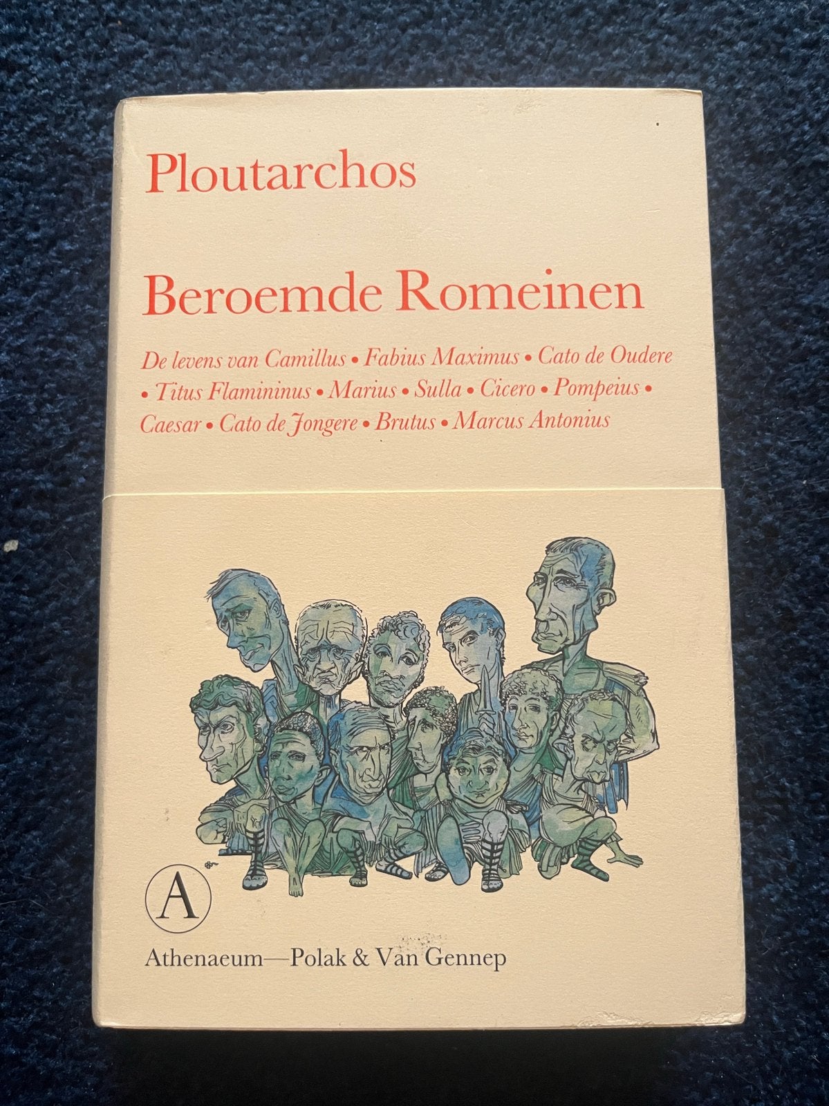 Ploutarchos - Beroemde Romeinen, Europa, Ophalen of Verzenden, Zo goed als nieuw, Ploutarchos