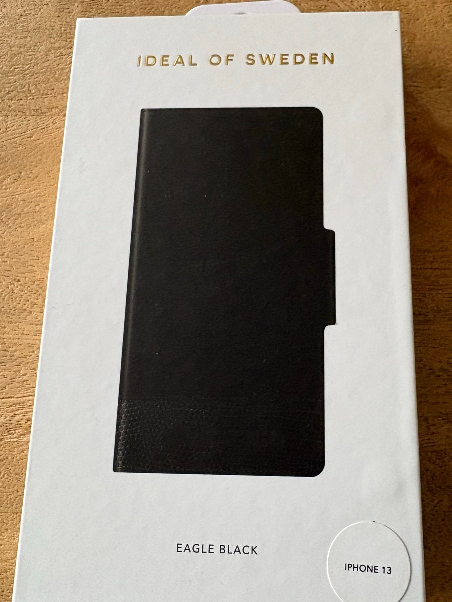 Ideal of Sweden iPhone 13 Wallet Case - Eagle Black, Pasjeshouder, Nieuw, Ophalen of Verzenden, IPhone 13