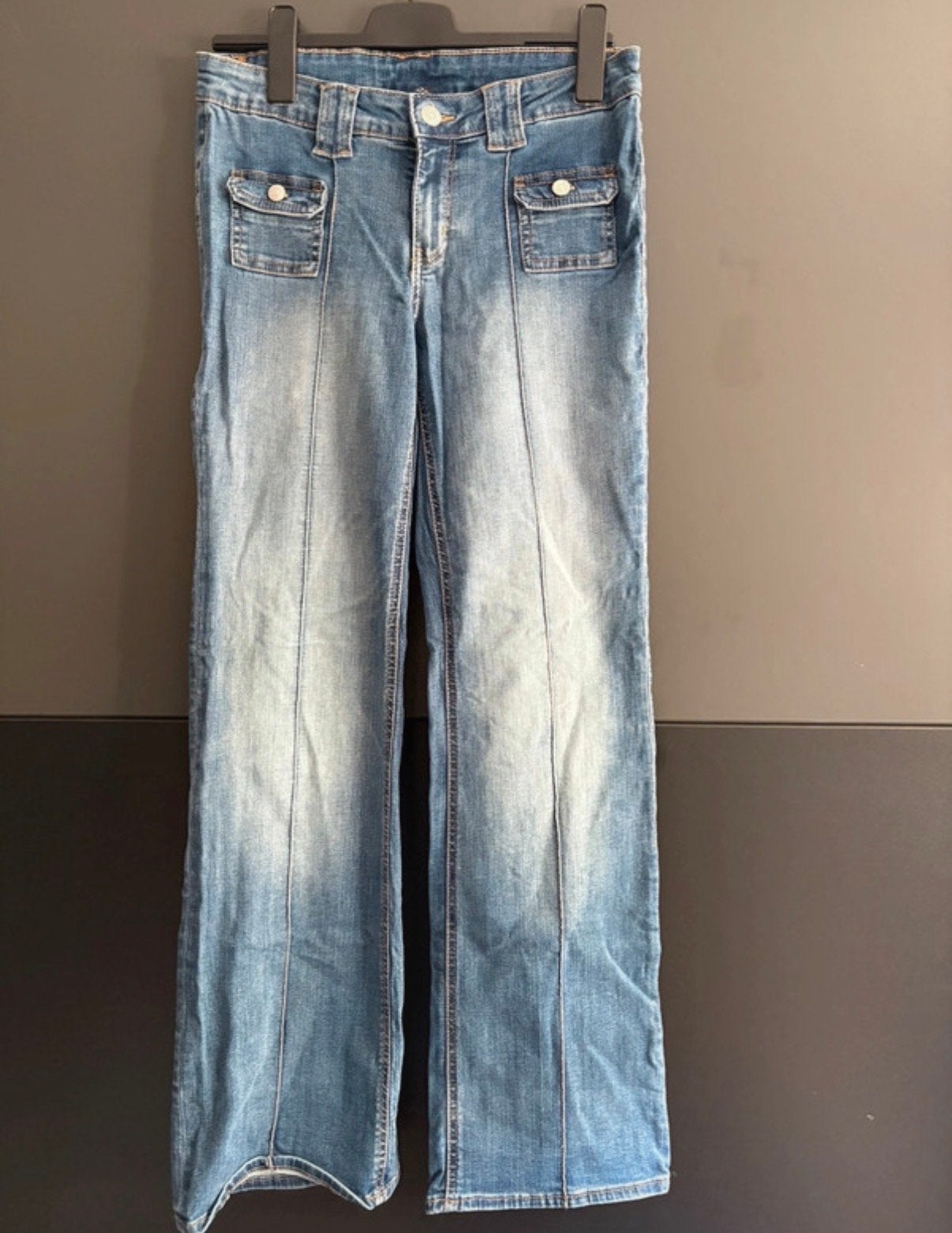 2000s Jeans Maat 42, Maat 42/44 (L), Lang, Gedragen, Verzenden