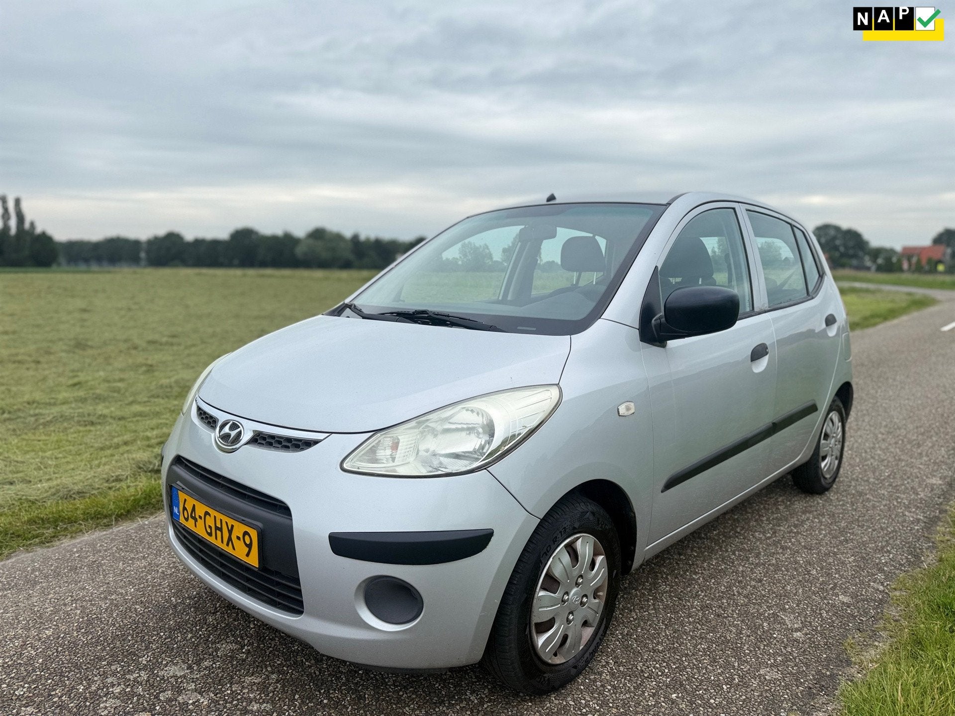 Hyundai I10 1.1 Active Nieuwe apk, Auto's, Voorwielaandrijving, Gebruikt, 31 €/maand, 4 cilinders