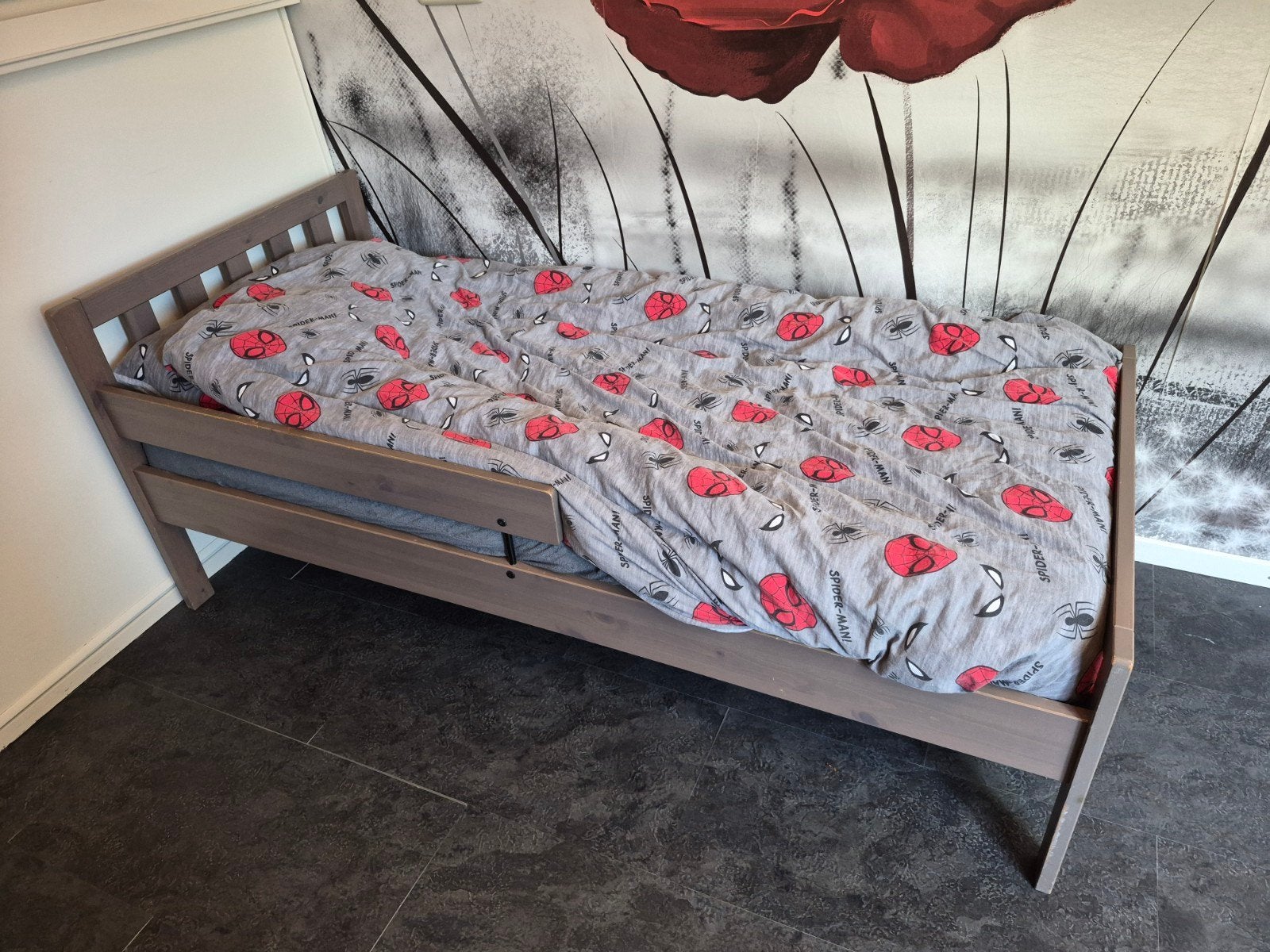 Peuterbed, Kinderen en Baby's, Kinderkamer | Bedden, Gebruikt, 70 tot 85 cm, 140 tot 160 cm, Ophalen