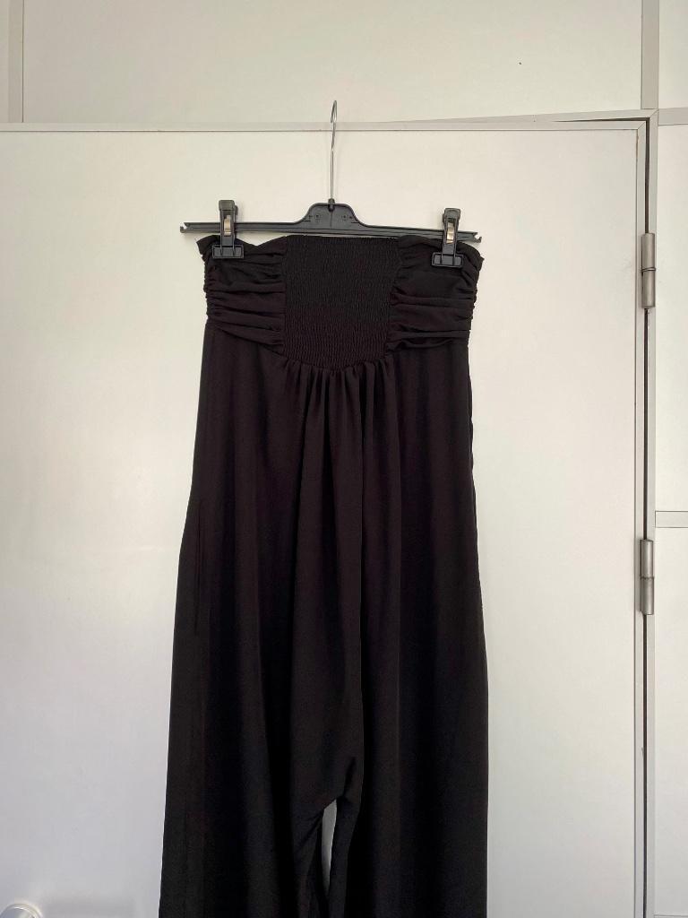 J452 Pepe Jeans maat XS/S=34/36 jumpsuit pak playsuit zwart, Kleding | Dames, Zwart, Ophalen of Verzenden, Zo goed als nieuw, Maat 34 (XS) of kleiner