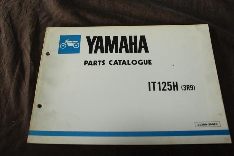 Yamaha IT125 H 1980 1981 motorcycle parts catalogue IT125H, Ophalen of Verzenden, Yamaha