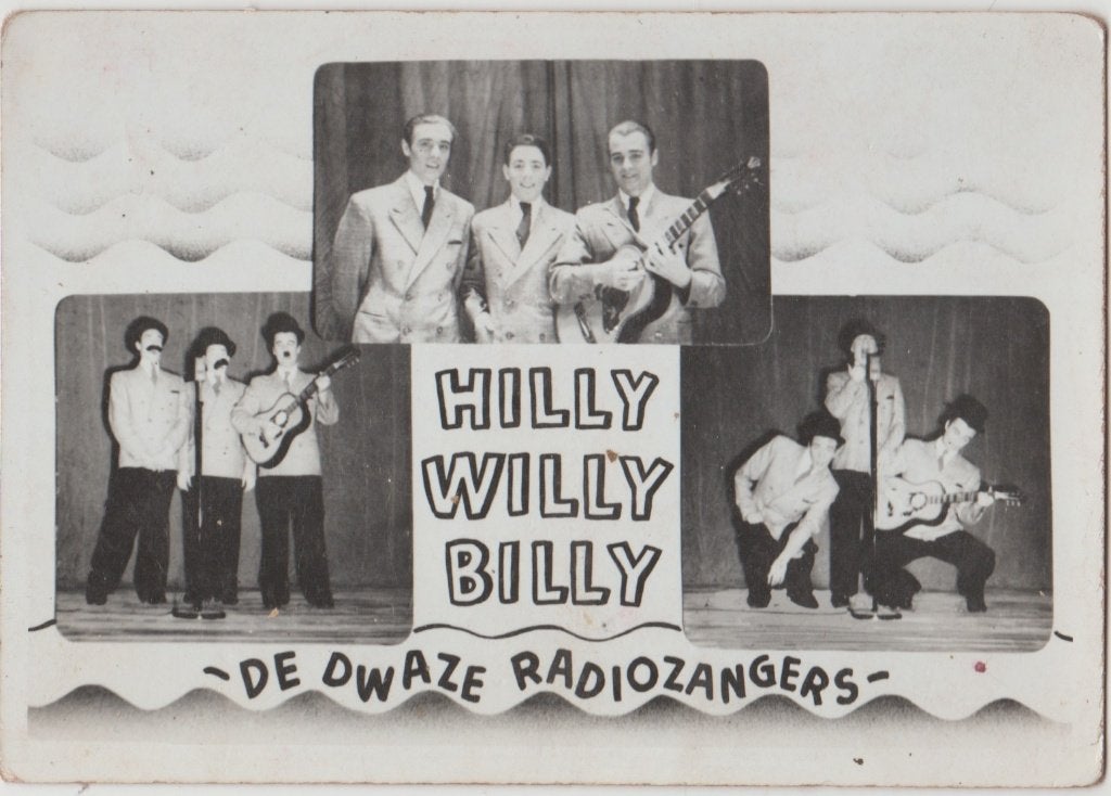 radio trio hilly willy billy radiozangers zangers zang show, Gebruikt, Foto, Ophalen of Verzenden, 1940 tot 1960