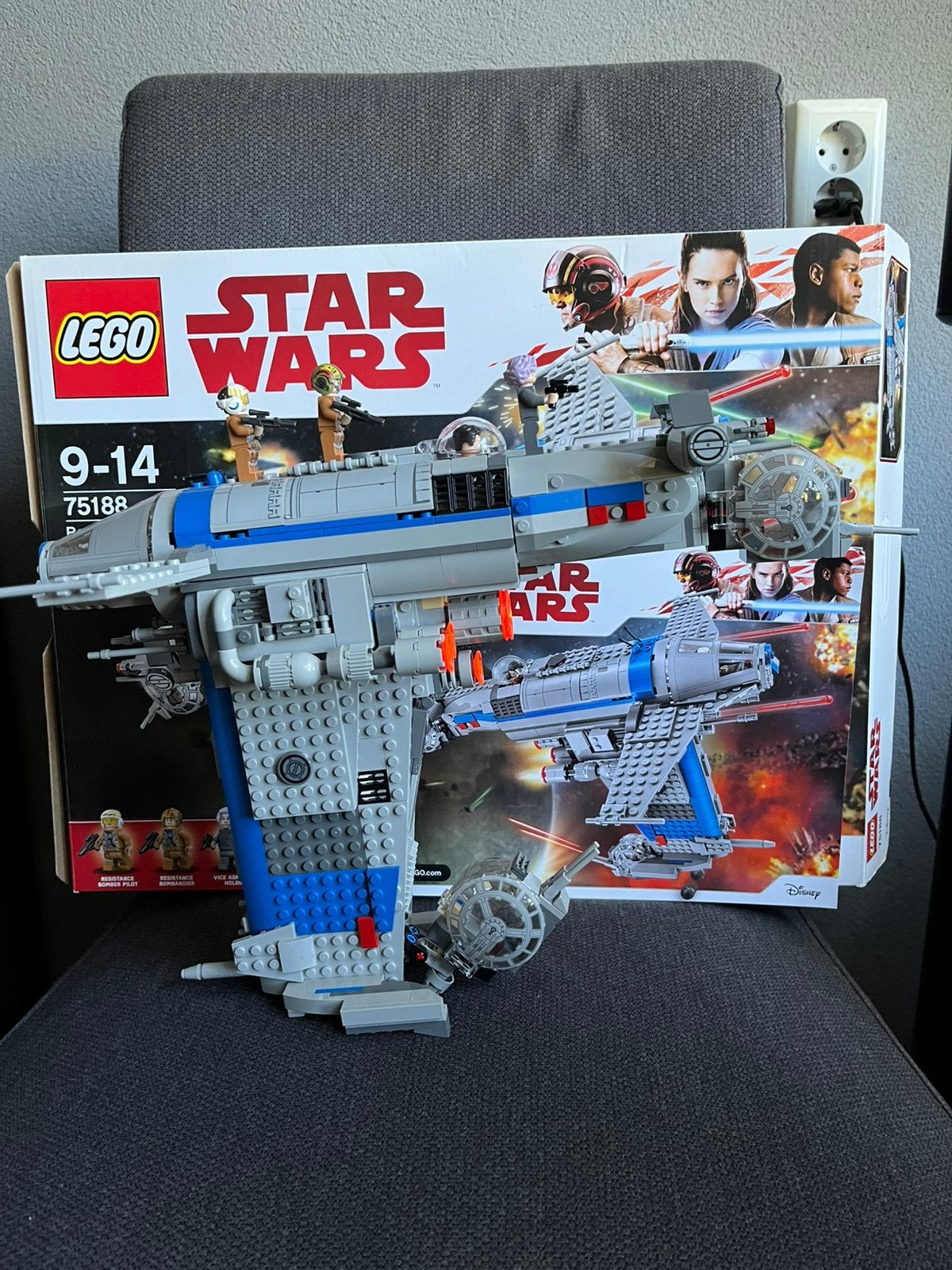 LEGO Star Wars Resistance Bomber #75188, Ophalen of Verzenden, Zo goed als nieuw, Actiefiguurtje