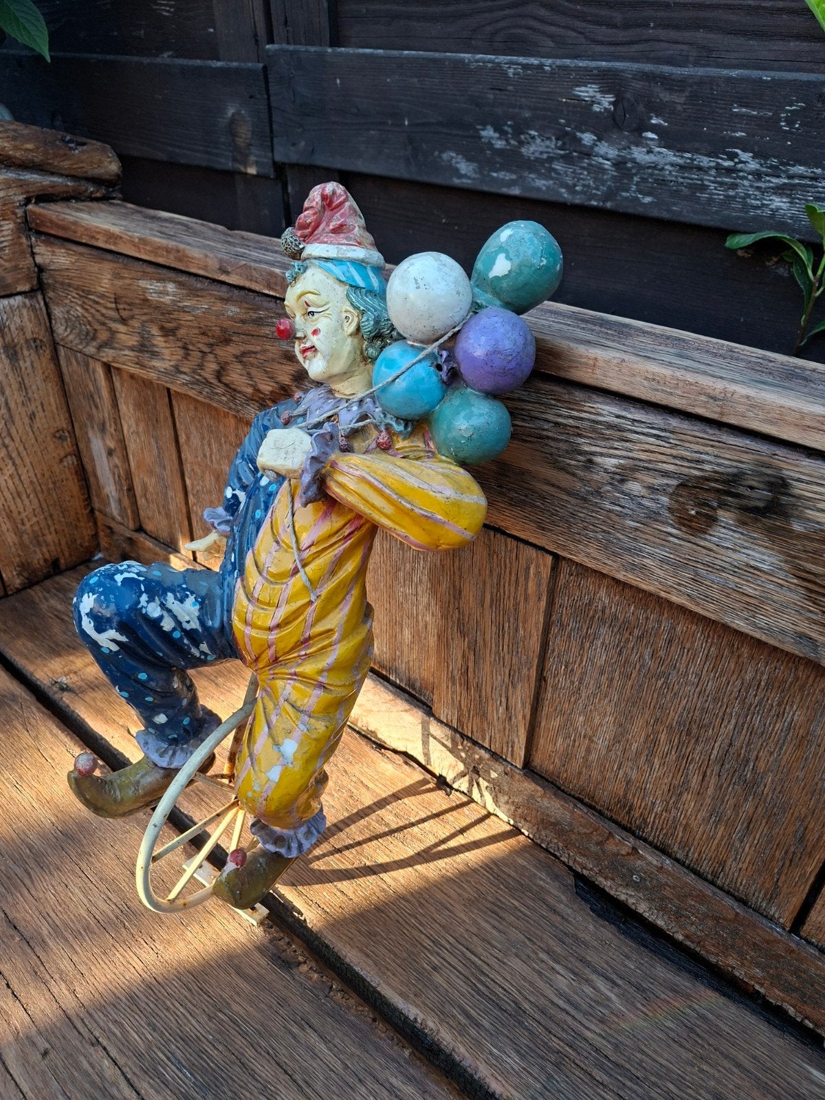 Clown op eenwieler, Ophalen of Verzenden, Overige typen