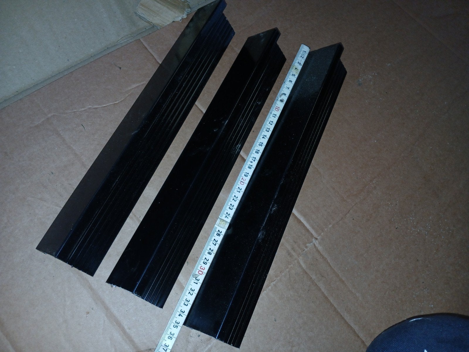 Aluminium daktrim 1 x 2.6m van Cover Master, Ophalen, Zwart, Overige typen, Nieuw