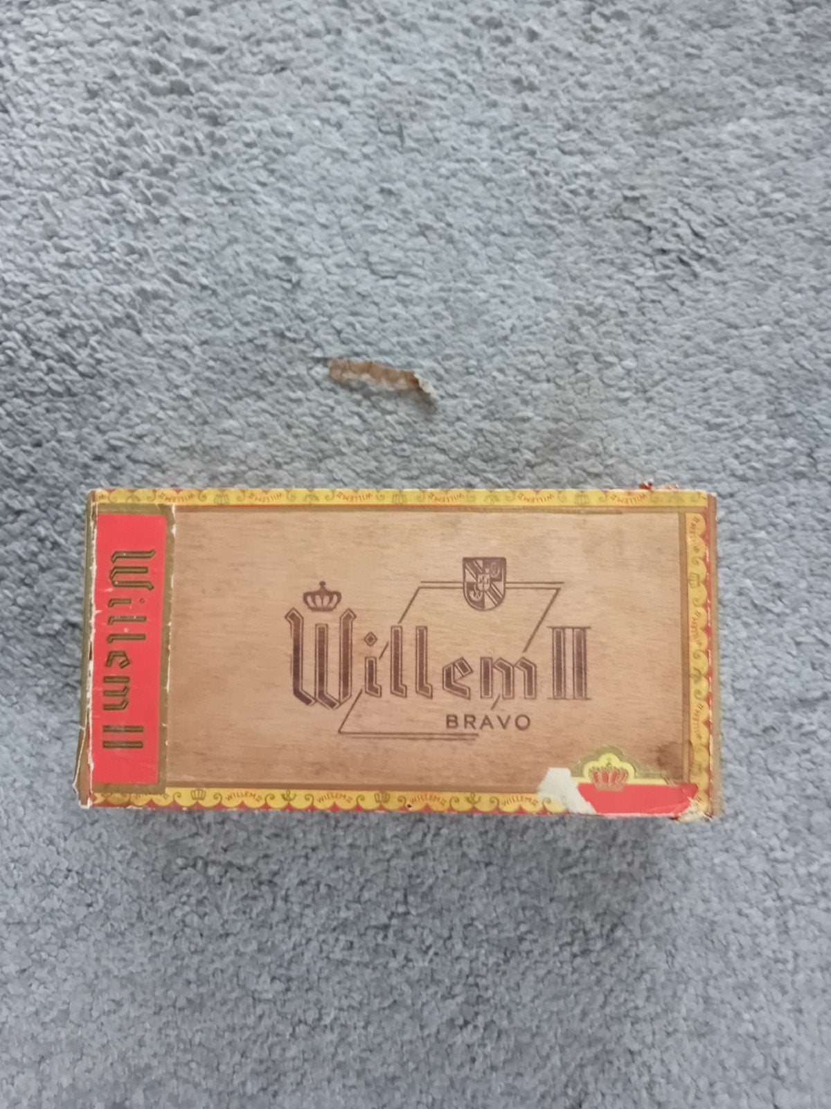 Sigarendoos Willem II Bravo., Ophalen of Verzenden, Gebruikt