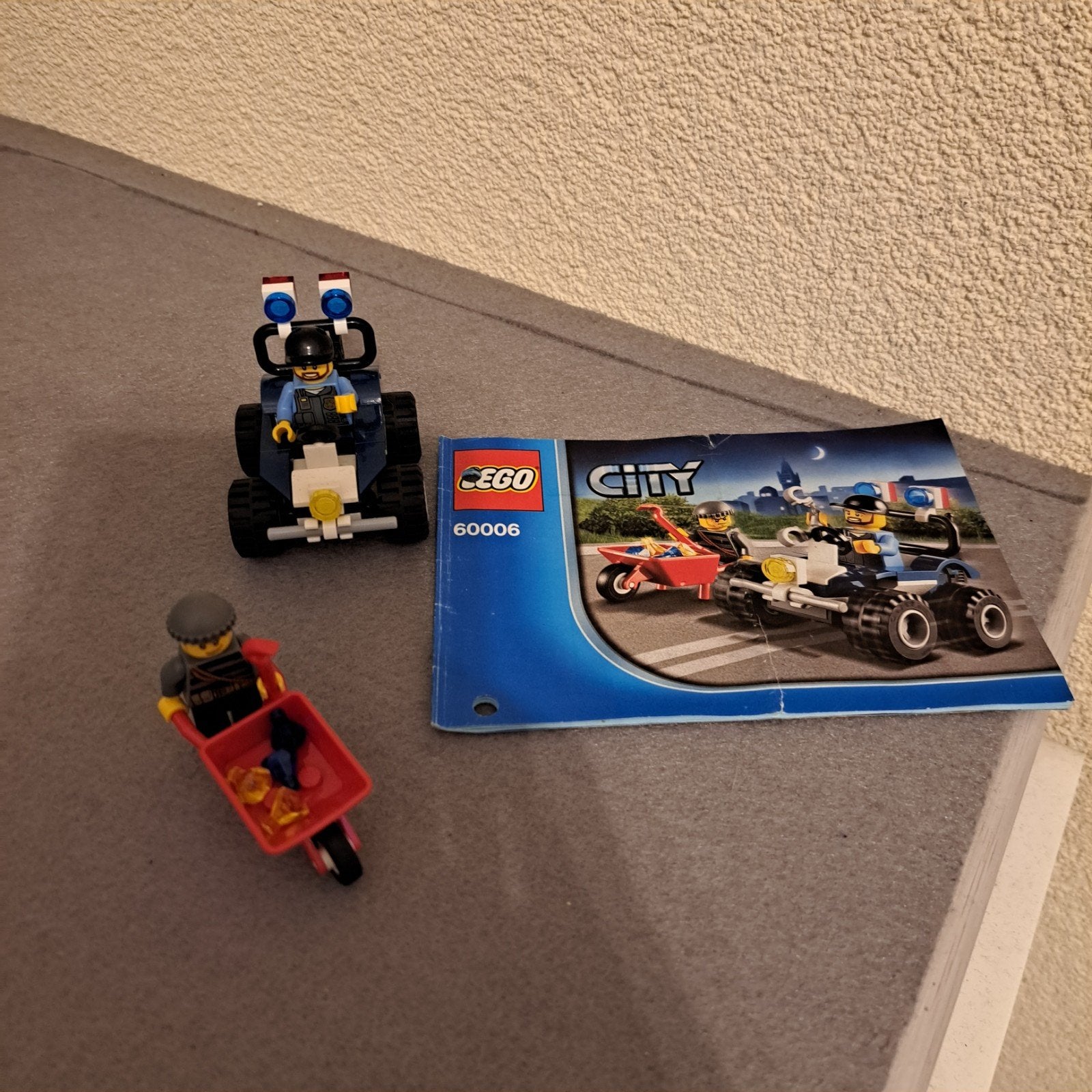 Lego City 60006 Politie Quad., Ophalen of Verzenden, Zo goed als nieuw, Lego