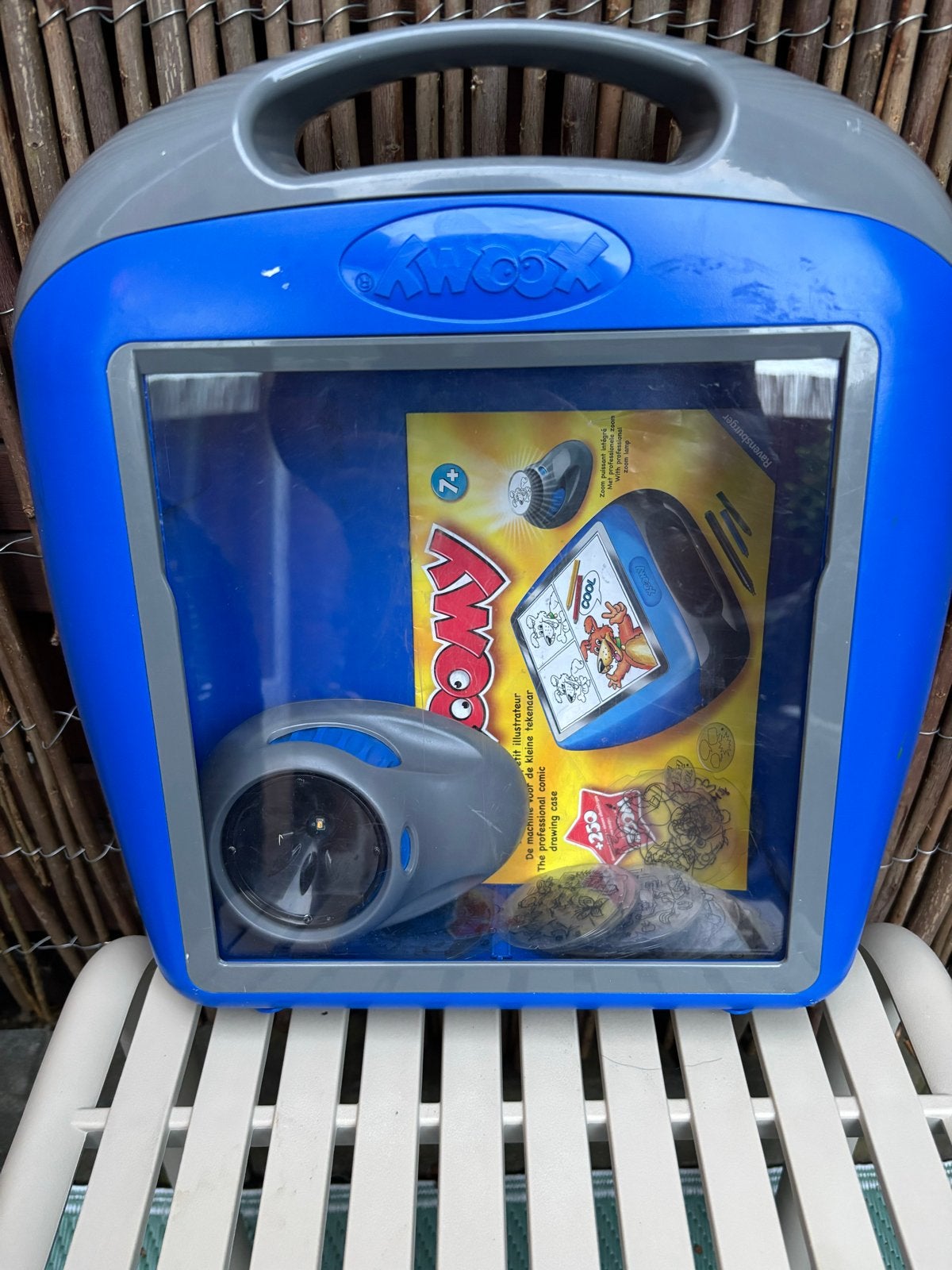 Xoomy tekentafel met projector en sjablonen, Ophalen of Verzenden, Gebruikt, Knutselen, Met licht