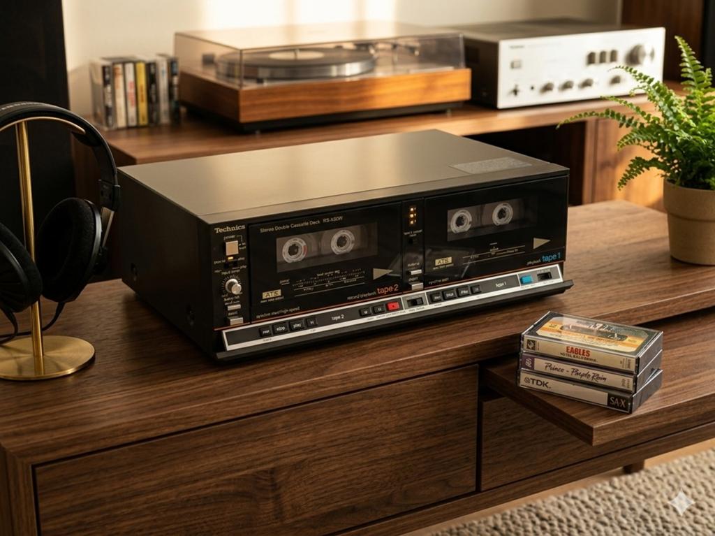 Technics RS-X50W Dubbel Cassettedeck - Vintage Audio, Ophalen of Verzenden, Dubbel, Overige merken, High speed dubbing