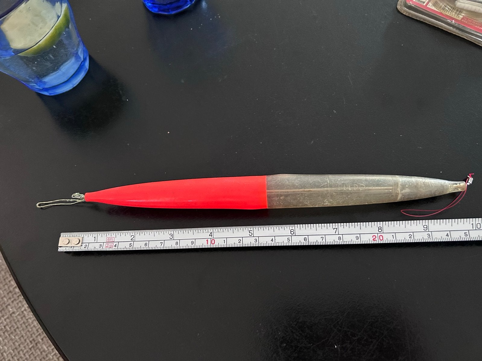 Buldo dobber - 20 cm, Ophalen of Verzenden, Gebruikt, Dobber of Lood