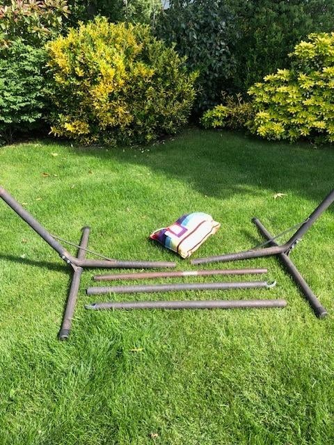 Hangmat met standaard, Tuin en Terras, Ophalen, Gebruikt, Buiten, Opvouwbaar