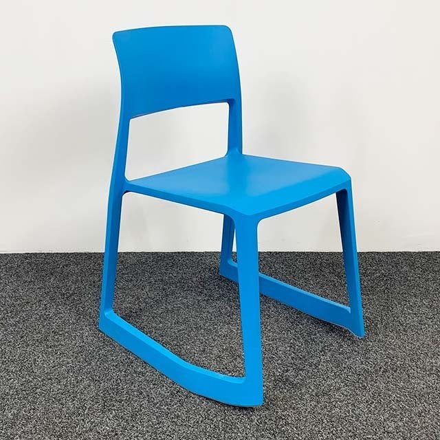 Vitra Tip Ton Stoel - Blauw 22411, Huis en Inrichting, Stoelen, Ophalen, Kunststof, Gebruikt, Blauw