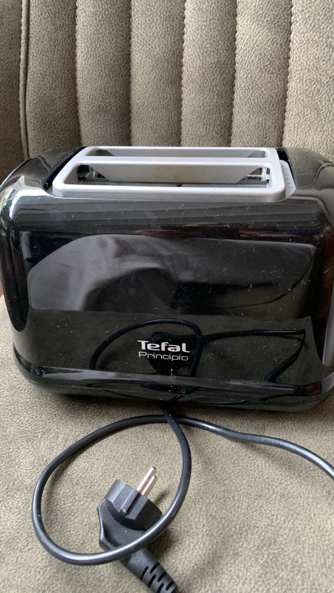 Tefal Principio broodrooster - Zwart, Ophalen, Gebruikt