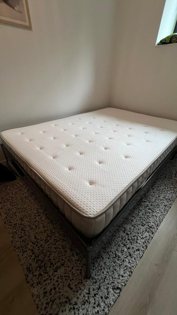 Ikea Vatneström matras + kopardal bedbodem | 140x200, Huis en Inrichting, Slaapkamer | Matrassen en Bedbodems, Ophalen, Tweepersoons