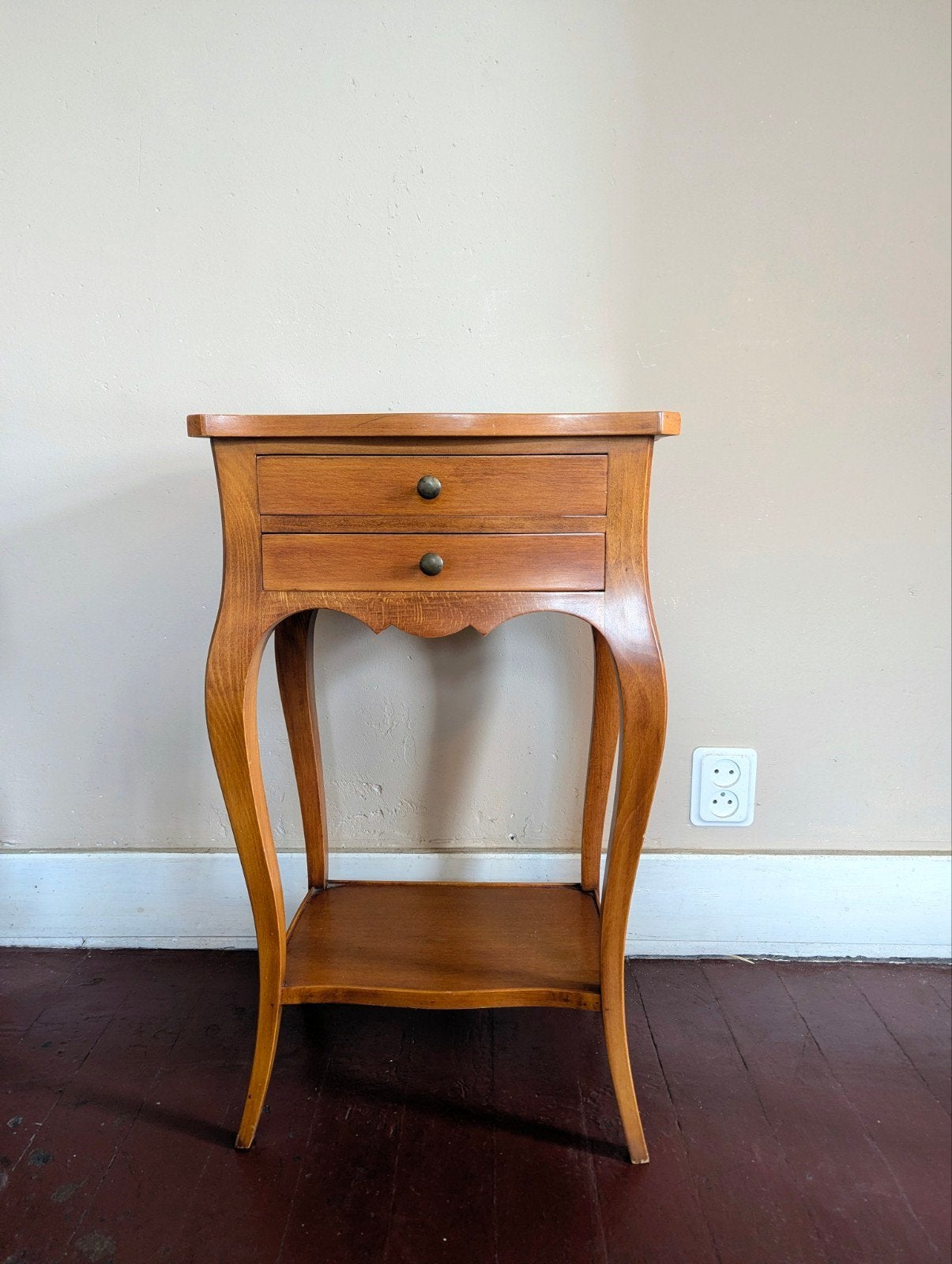 Secretaire sidetable antiek vintage kersen Italië lades, Ophalen of Verzenden, Gebruikt, Antiek