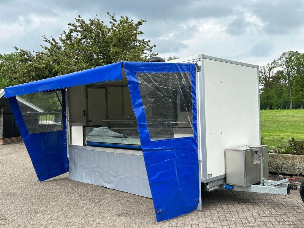 Verkoopwagen food truck foodwagen, Ophalen