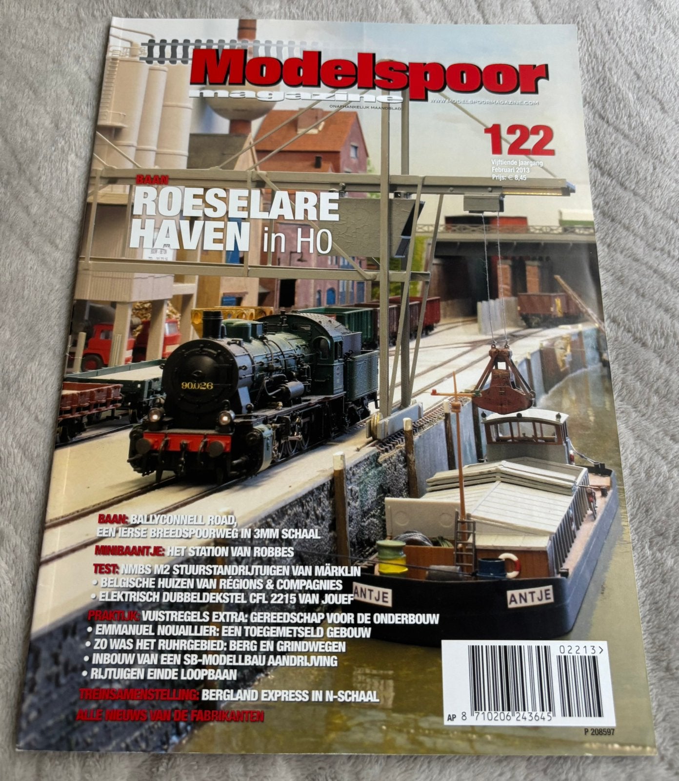 Modelspoor magazine 2013. Nederlandstalig, Overige merken, Gelijkstroom of Wisselstroom, Zo goed als nieuw, Boek, Tijdschrift of Catalogus