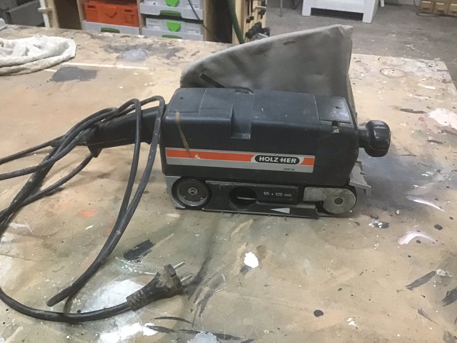 Te koop: bandschuurmachine, Ophalen, Gebruikt, 1200 watt of meer, Bandschuurmachine