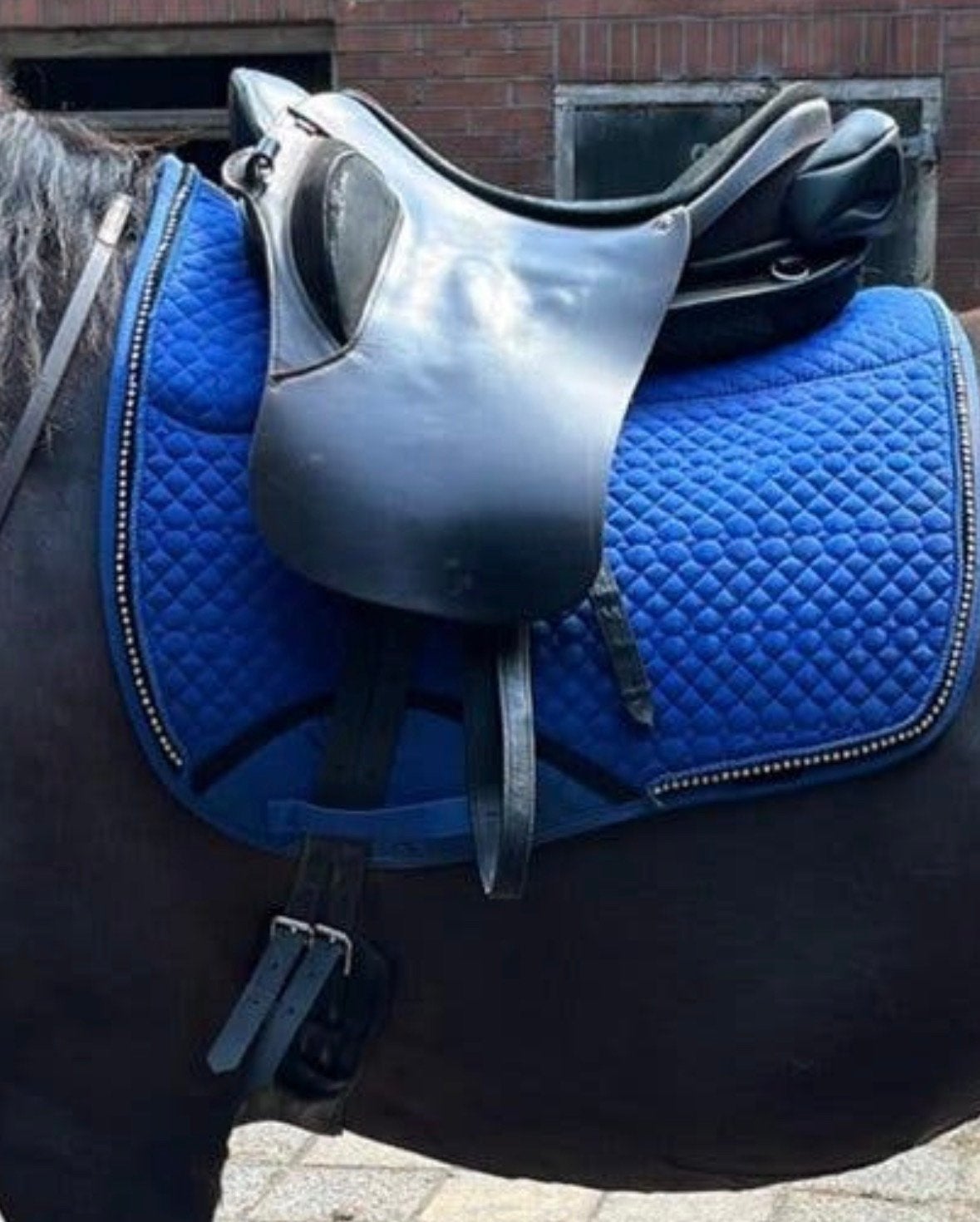 Gaaf kifra pad met inlages dekje zgan, Dieren en Toebehoren, Paarden en Pony's | Dekens en Dekjes, Ophalen of Verzenden, Zo goed als nieuw