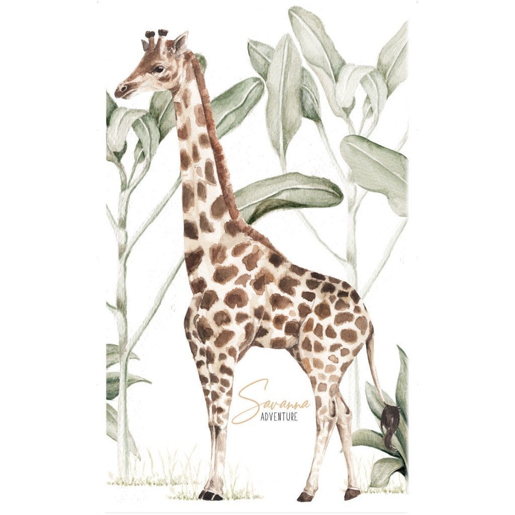 Muursticker Muurdecoratie Giraffe Savanne Dekornik, Wodzirejow 5a, 02-824 Warsaw, Poland, Nieuw, Ophalen of Verzenden, Dekornik
