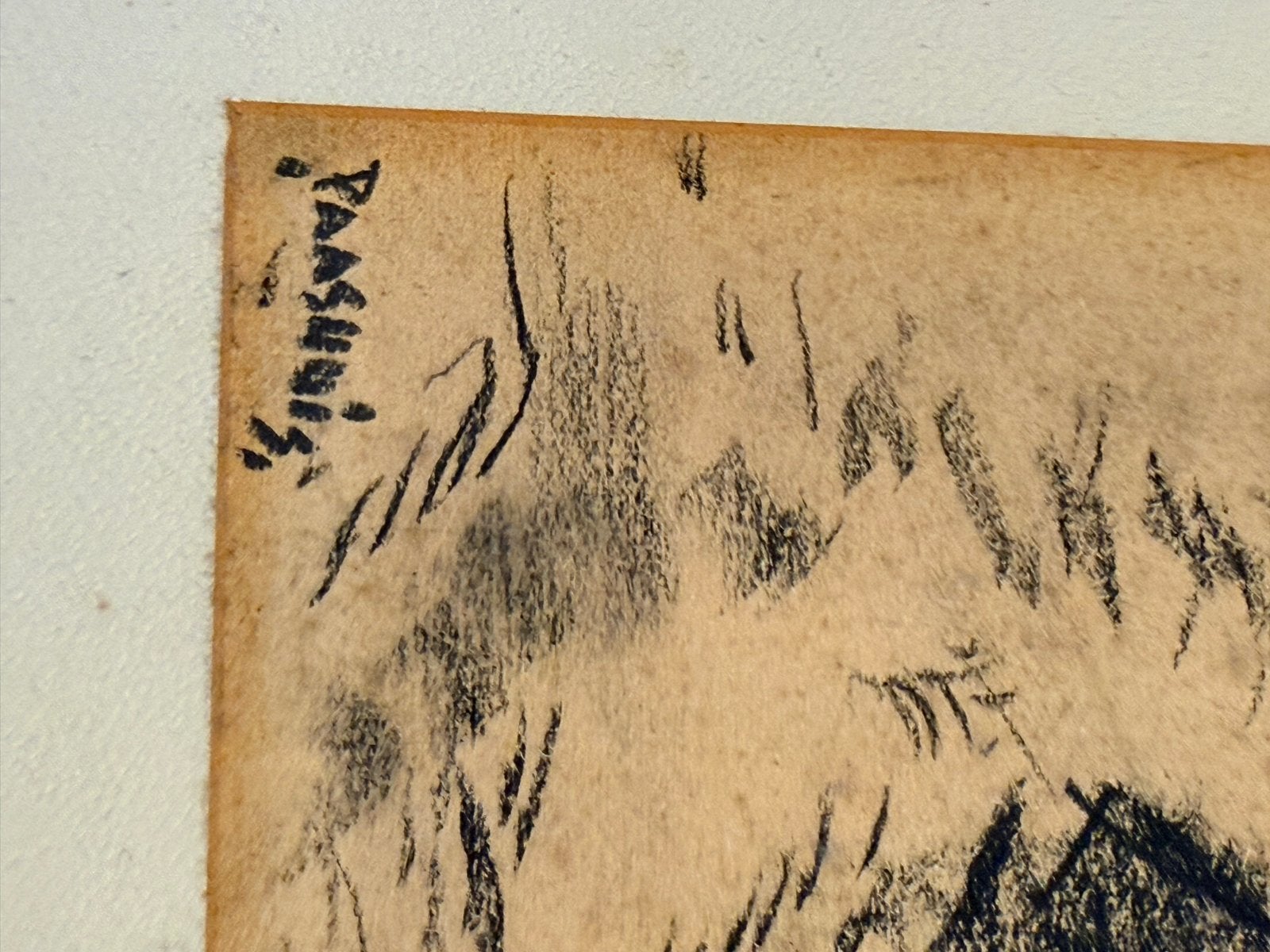 Houtskooltekening van Arnoud Paashuis - Kasteel Maurik, Antiek en Kunst, Verzenden, Tekening, Houtskooltekening, Gesigneerd
