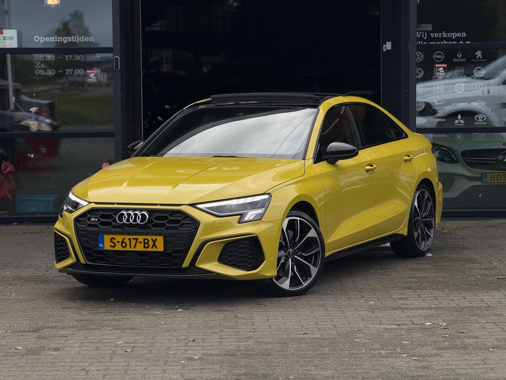 Audi S3 Limousine 2.0 TFSI S3 quattro B&O/PANO/VIRTUAL/ADAPT, Auto's, Gebruikt, 4 cilinders, 1984 cc, Alcantara