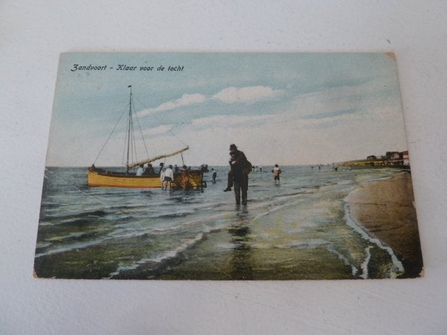 Zandvoort 1931 Klaar voor de tocht, Ophalen of Verzenden, 1920 tot 1940, Gelopen, Noord-Holland