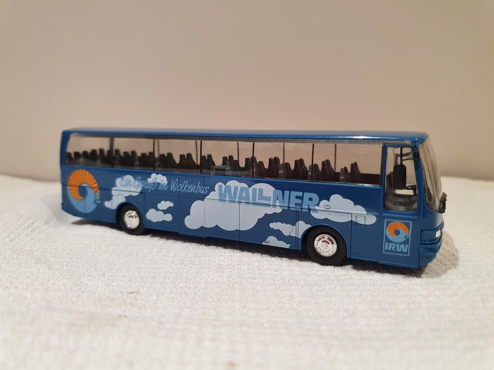 Herpa Setra S215HD Wallner bus 1:87, Ophalen of Verzenden, Gebruikt, Bus of Vrachtwagen, Herpa
