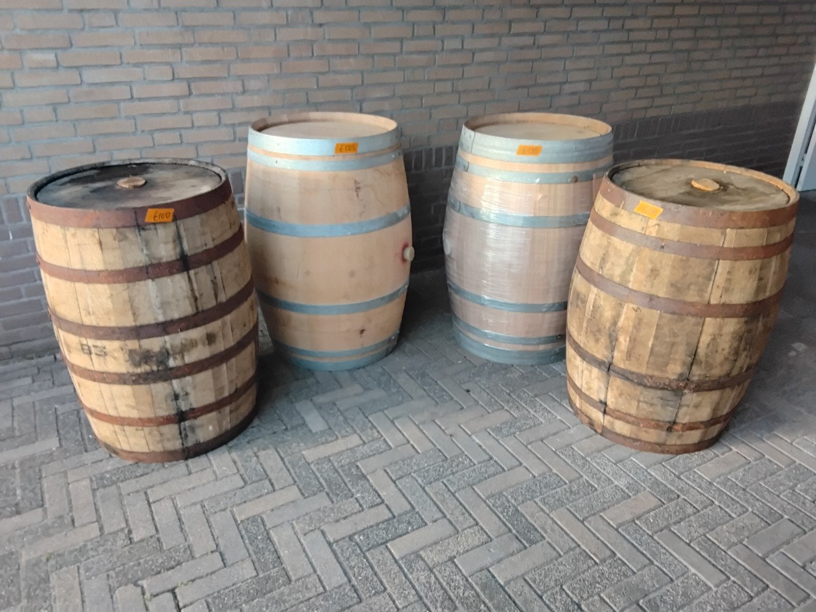 regentonnen wijn of whisky vaten, Tuin en Terras, 150 liter of meer, Ophalen, Nieuw, Hout