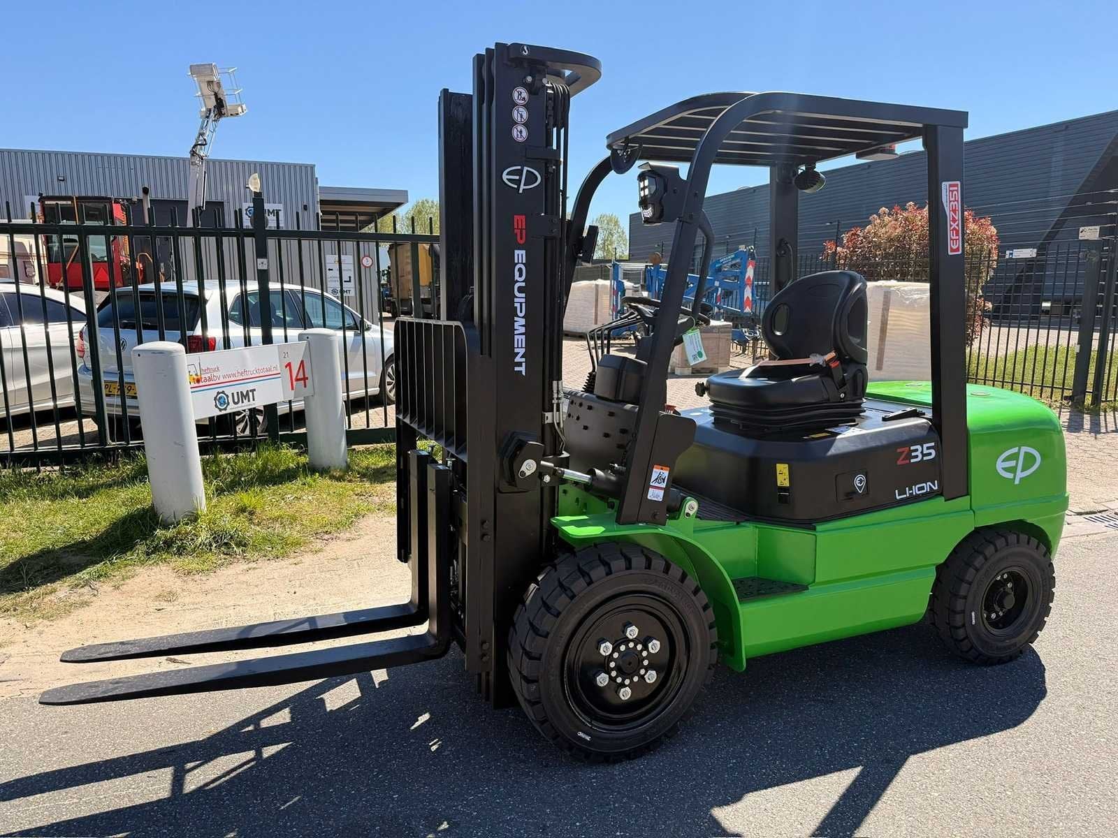 EP EFXZ351-H - 4,8M - Triplex - Freelift - Sideshift, 3000 tot 4000 kg, Overige aandrijving, Heftruck, Ep