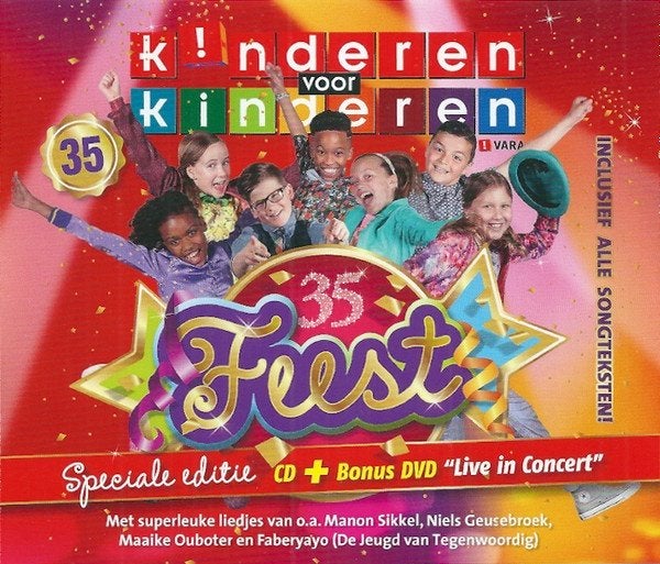 CD + Bonus DVD Live Kinderen Voor Kinderen - Deel 35, Cd's en Dvd's, Cd's | Kinderen en Jeugd, 6 tot 9 jaar, Ophalen of Verzenden