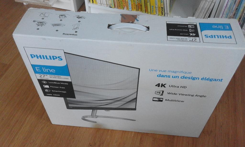 Philips 276EV8 27inc 4k Beelscherm, Ophalen, IPS, Phillips., HDMI