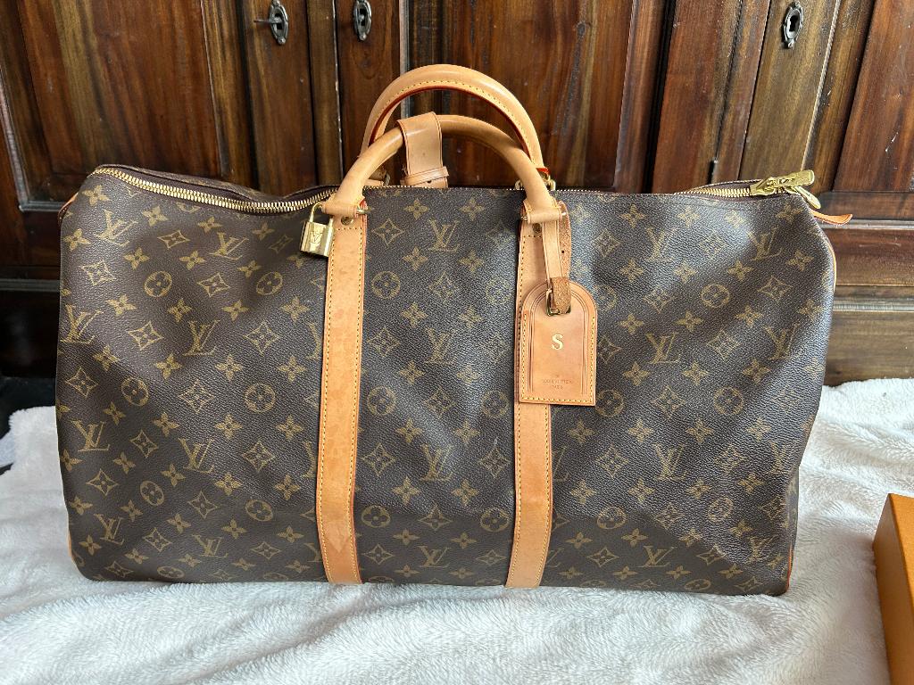 Louis Vuitton Keepall 50, Sieraden, Tassen en Uiterlijk, Tassen | Reistassen en Weekendtassen, Ophalen, 40 tot 60 cm, 30 cm of meer