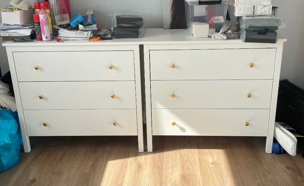 2 IKEA Koppang ladekasten - Zo goed als nieuw, Ophalen, 50 tot 100 cm, Zo goed als nieuw, 3 of 4 laden