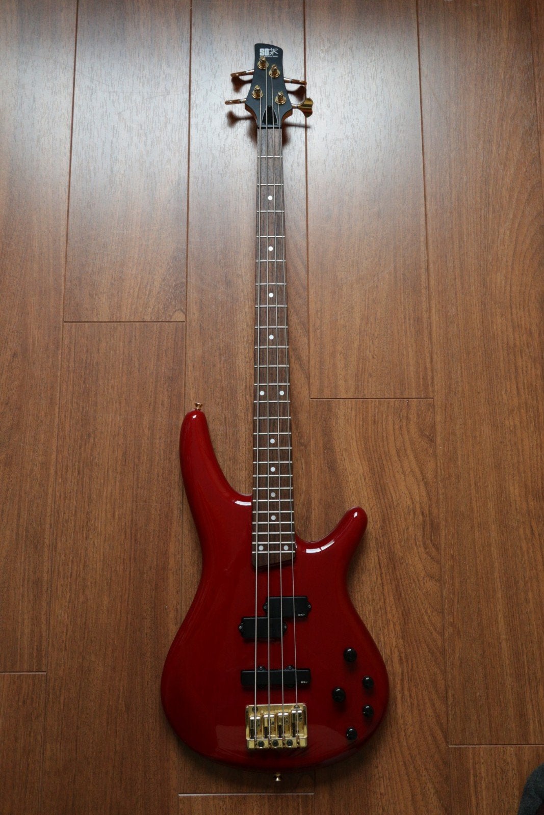 Ibanez SR700 (Japan) Transparant Rood, Verzenden, Zo goed als nieuw, Elektrisch