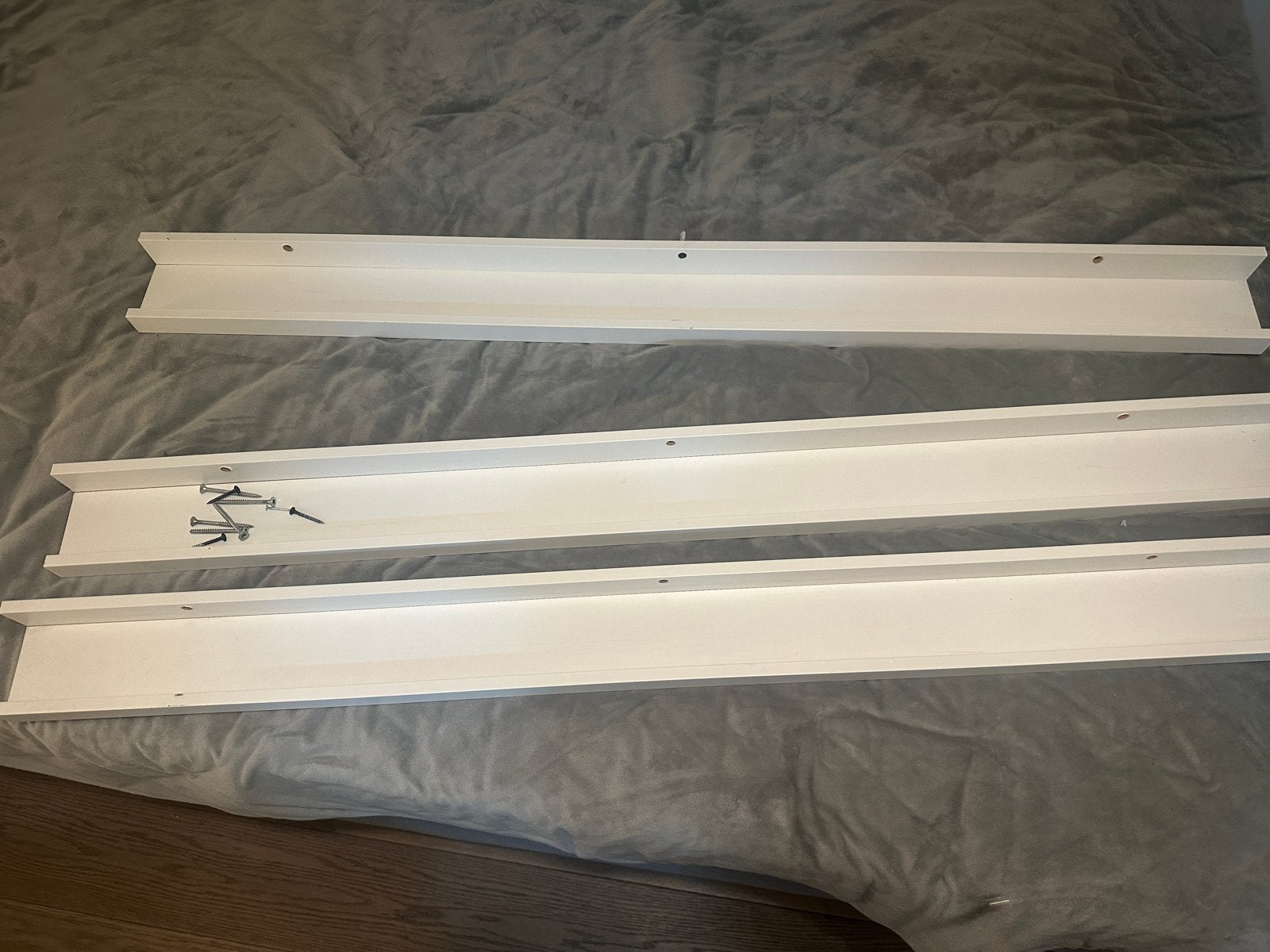 IKEA ribba Afbeeldingsplank, wit 1.15 meter, Ophalen, Gebruikt