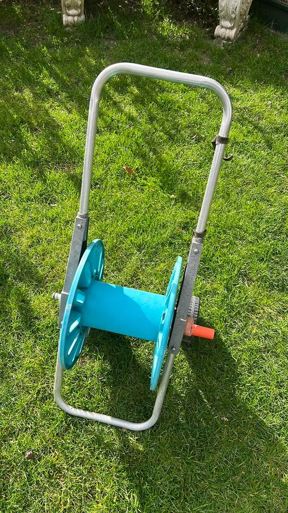 Slanghaspel Gardena op wielen, Tuin en Terras, Tuinslangen, Ophalen, Zo goed als nieuw