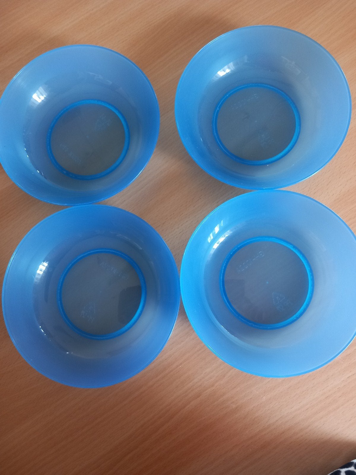 4 blauwe schaaltjes kommetjes, Huis en Inrichting, Keuken | Servies, Ophalen of Verzenden, Overige typen