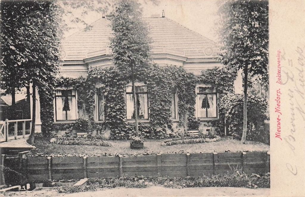 702-494-045 Nieuwe Niedorp Dokterswoning, Verzamelen, Ansichtkaarten | Nederland, Verzenden, Voor 1920, Noord-Holland