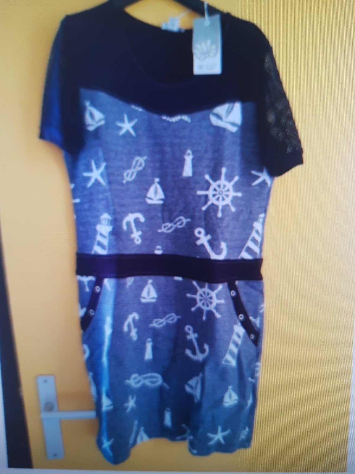 Dolcezza zomerjurk maat L nieuw, Dolcezza, Blauw, Maat 42/44 (L), Nieuw