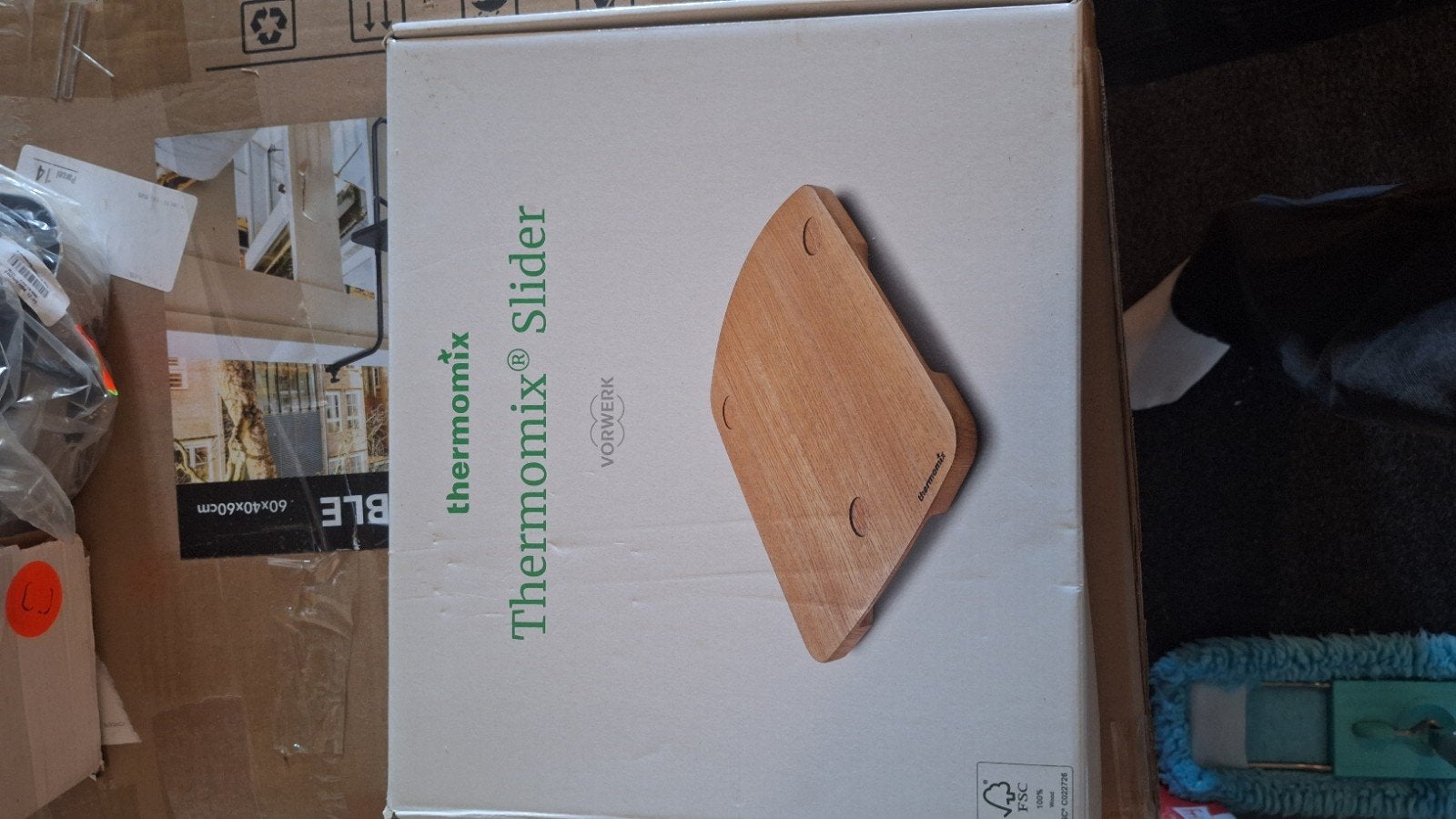 Thermomix Slider van natuurlijk hout voor TM5 en TM6, Witgoed en Apparatuur, Keukenmixers, Nieuw, Minder dan 1 liter, 3 snelheden of meer