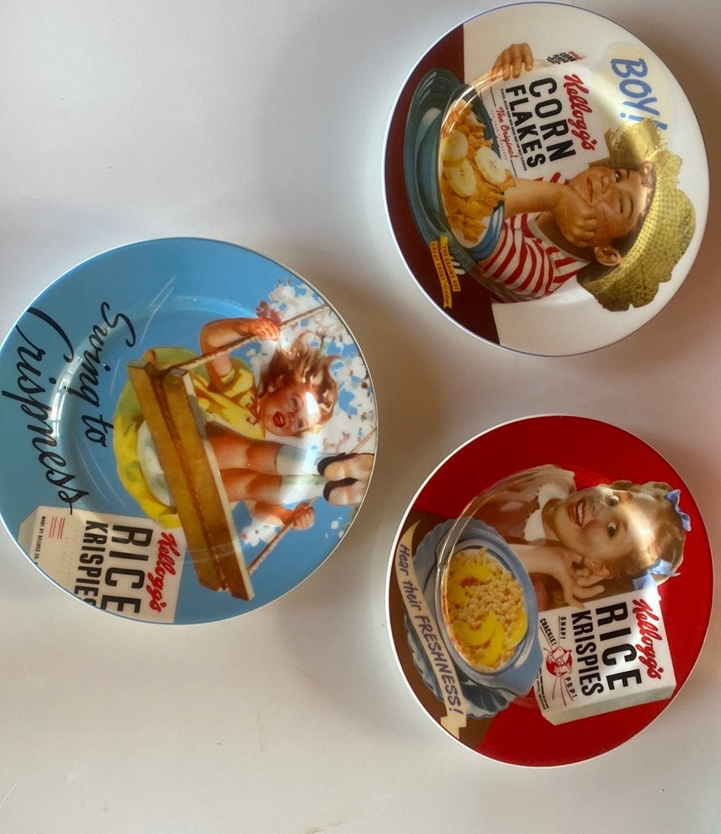 Vitage kellogg’s reclame borden, Ophalen of Verzenden, Zo goed als nieuw, Reclamebord