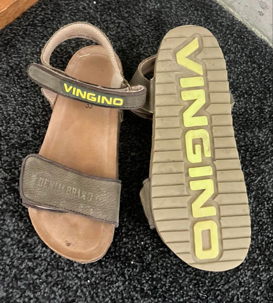 Vingino leren sandalen maat 33 - Jongens - Nieuw, Ophalen of Verzenden, Nieuw, Jongen, Schoenen