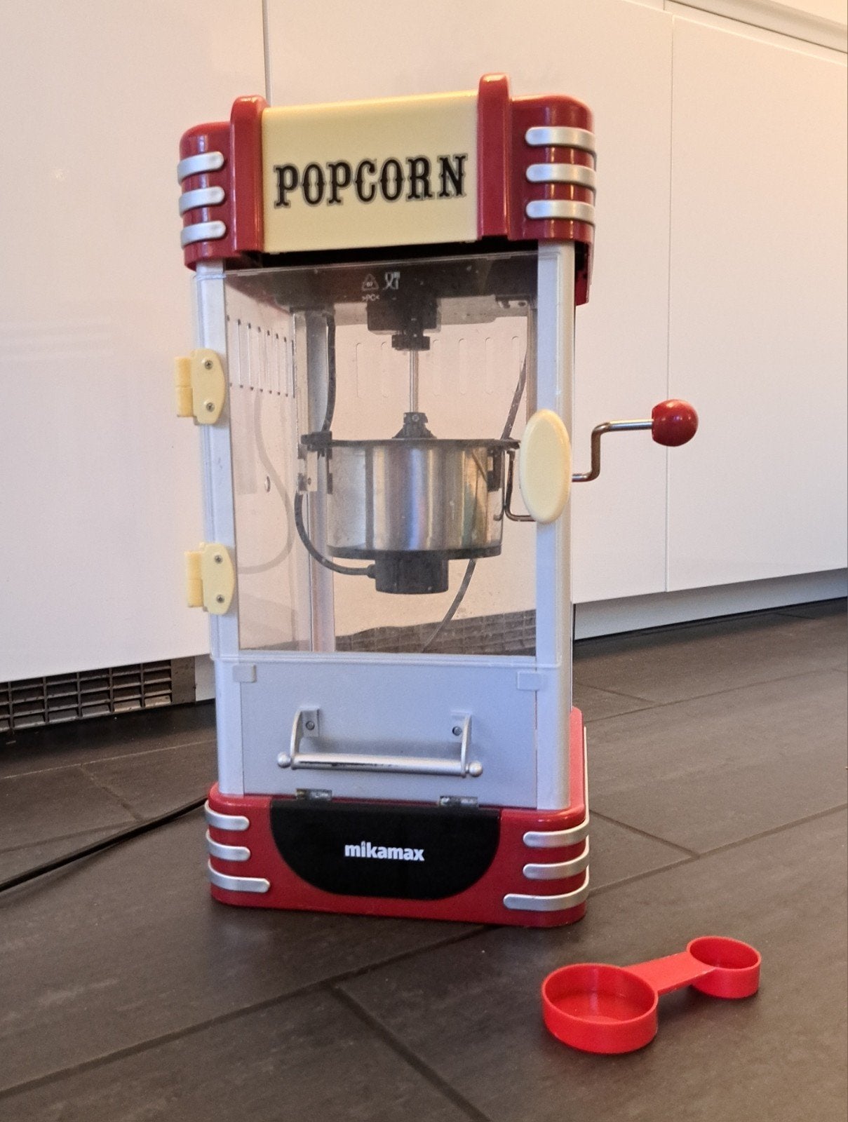 Mikamax Popcornmachine - Retro Stijl, Ophalen, Gebruikt