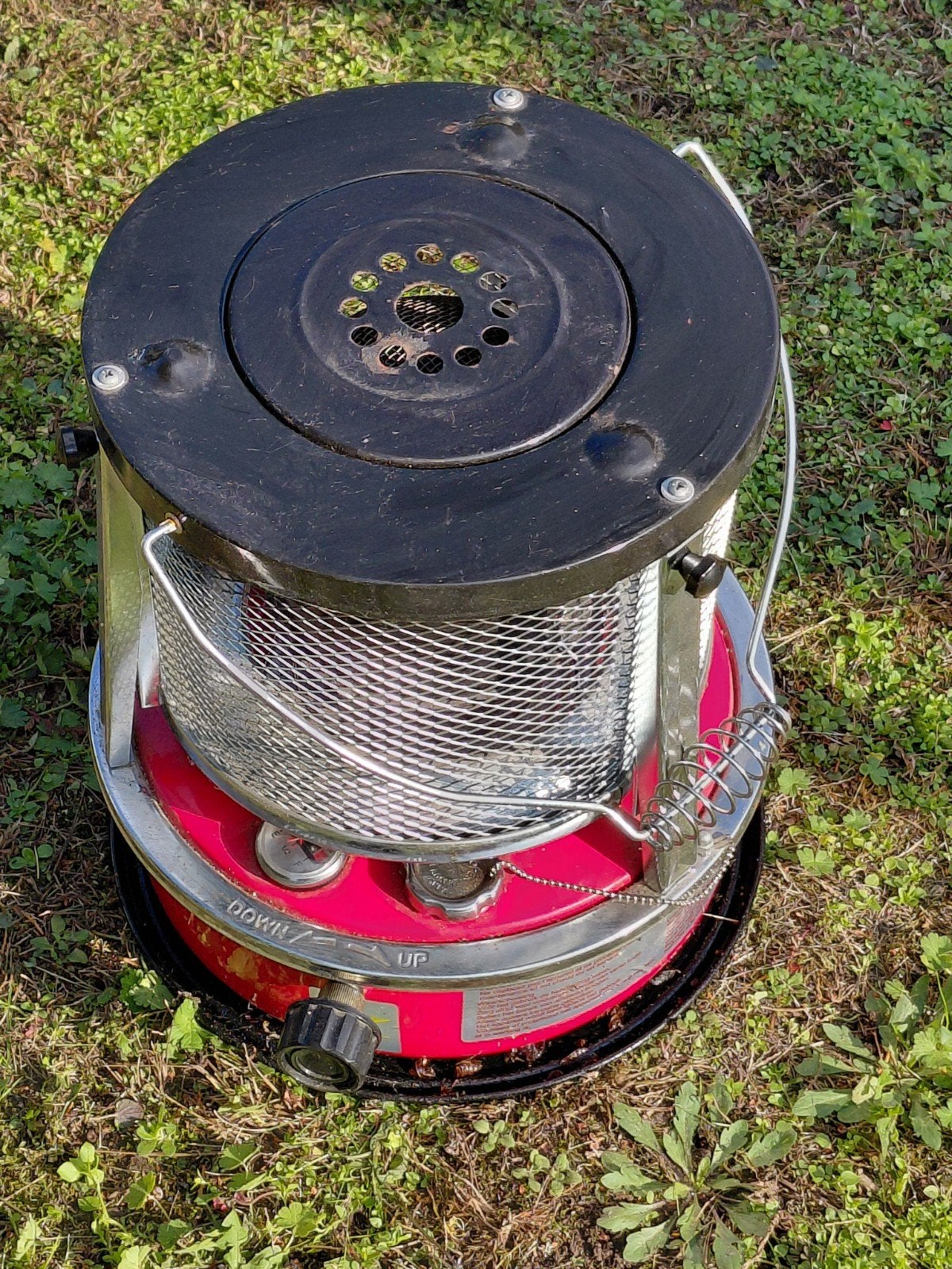 Qlima Kristal petroleumkachel met brandstof, Ophalen, Gebruikt, Kachel