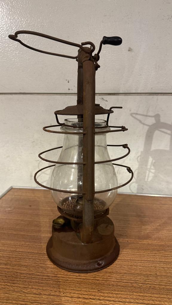 Petroleum lont lamp merk ?, Ophalen of Verzenden