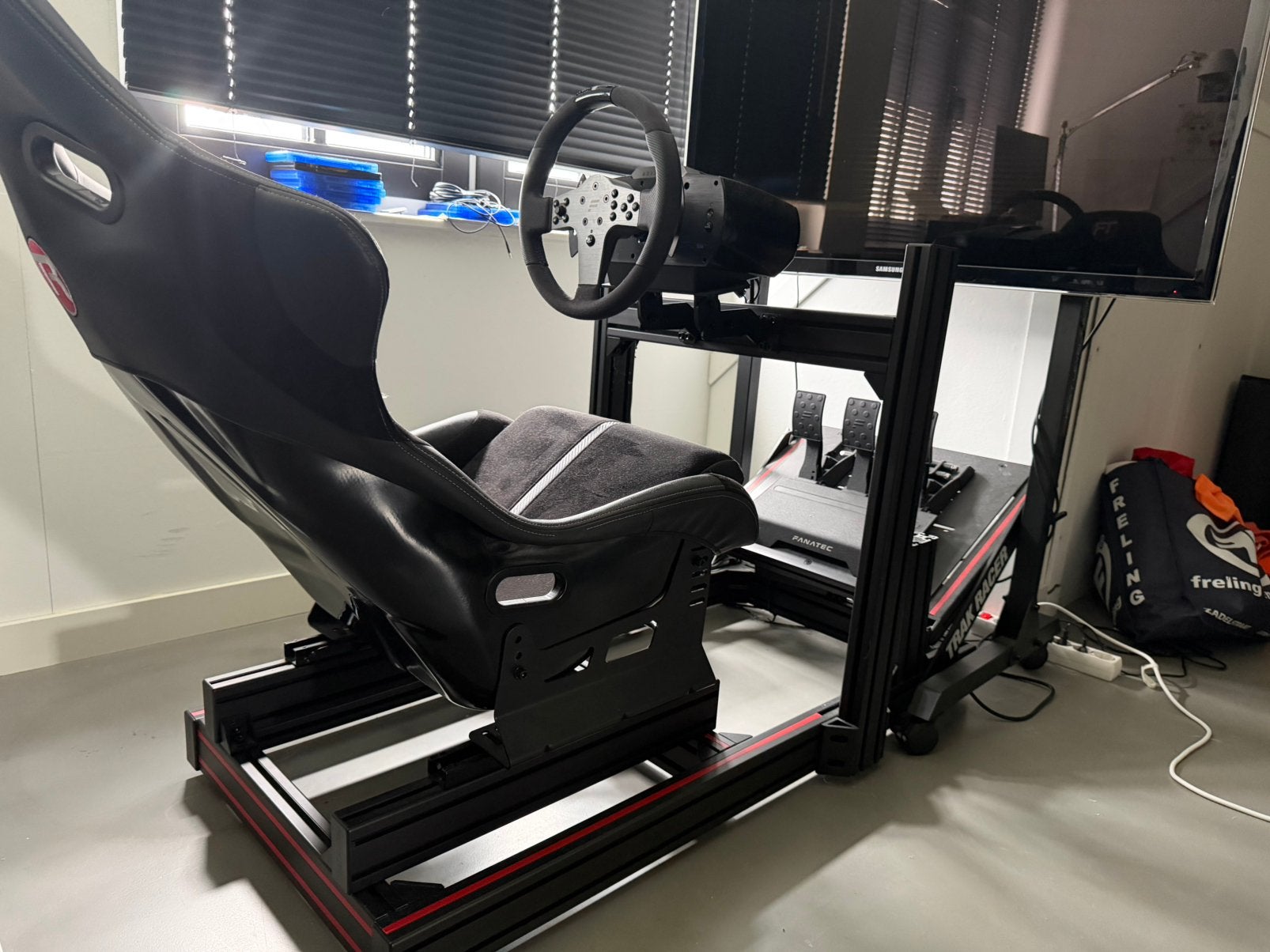 Complete Sim Race set Trak Racer & Fanatec (PC/PS5), Ophalen, Zo goed als nieuw